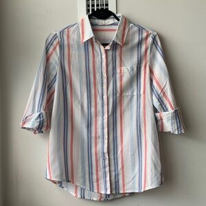XS Striped Button up Shirt
